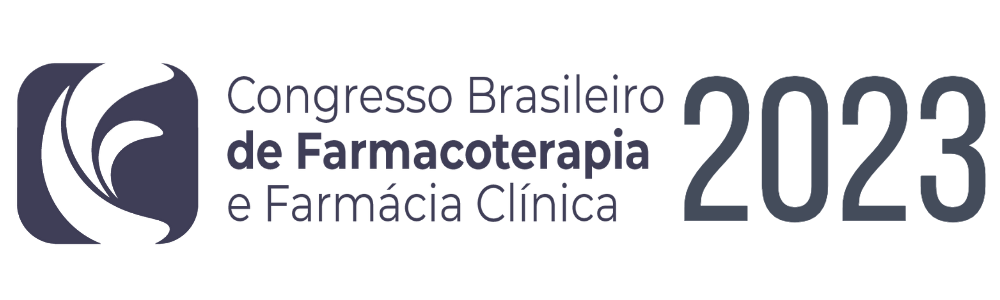Logo do Congresso Brasileiro de Farmacoterapia e Farmácia Clínica 2023